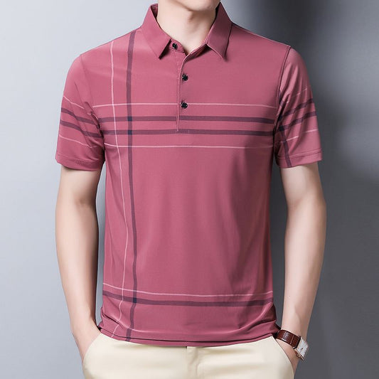 Striped Polo Shirt – Elegant