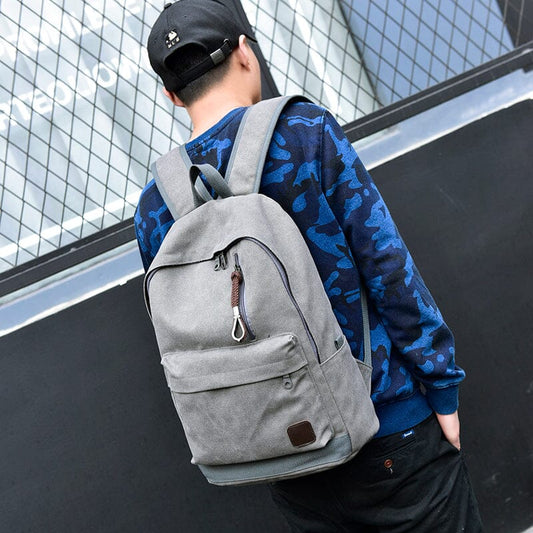 Dida Bear Canvas Backpack